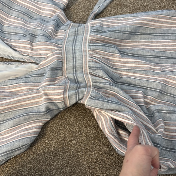 Striped American Eagle Romper size Small - Picture 4 of 4